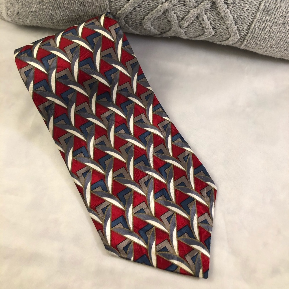 Oscar de la Renta silk tie